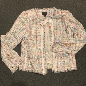 Worthington textured Blazer with shoulder pads